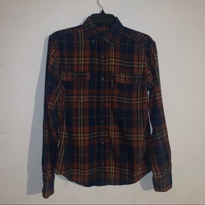 MENS GEORGE FLANNEL SHIRT SMALL